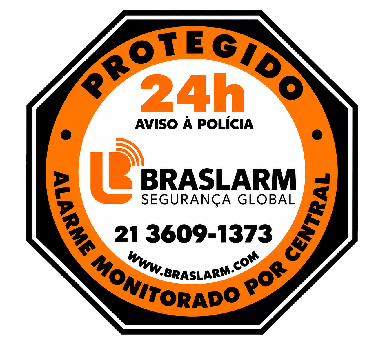 Distintivo Braslarm Segurança Global